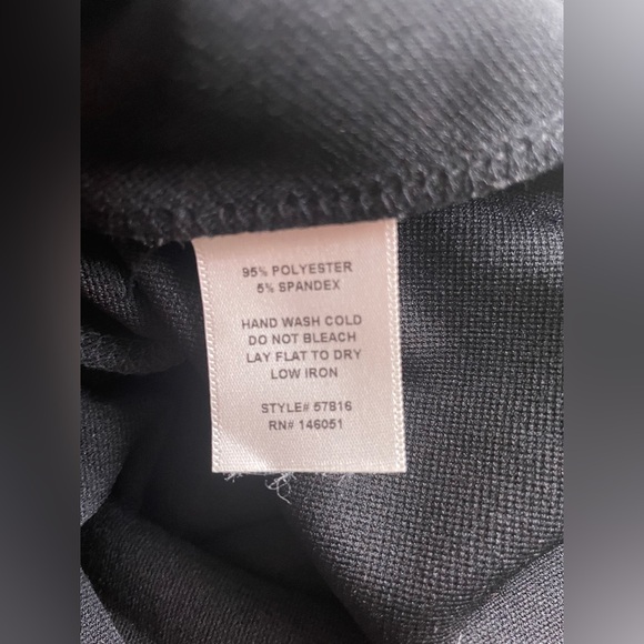 Monteau Women Black Mock Neck Sleeveless Dress Size XS - Picture 9 of 9